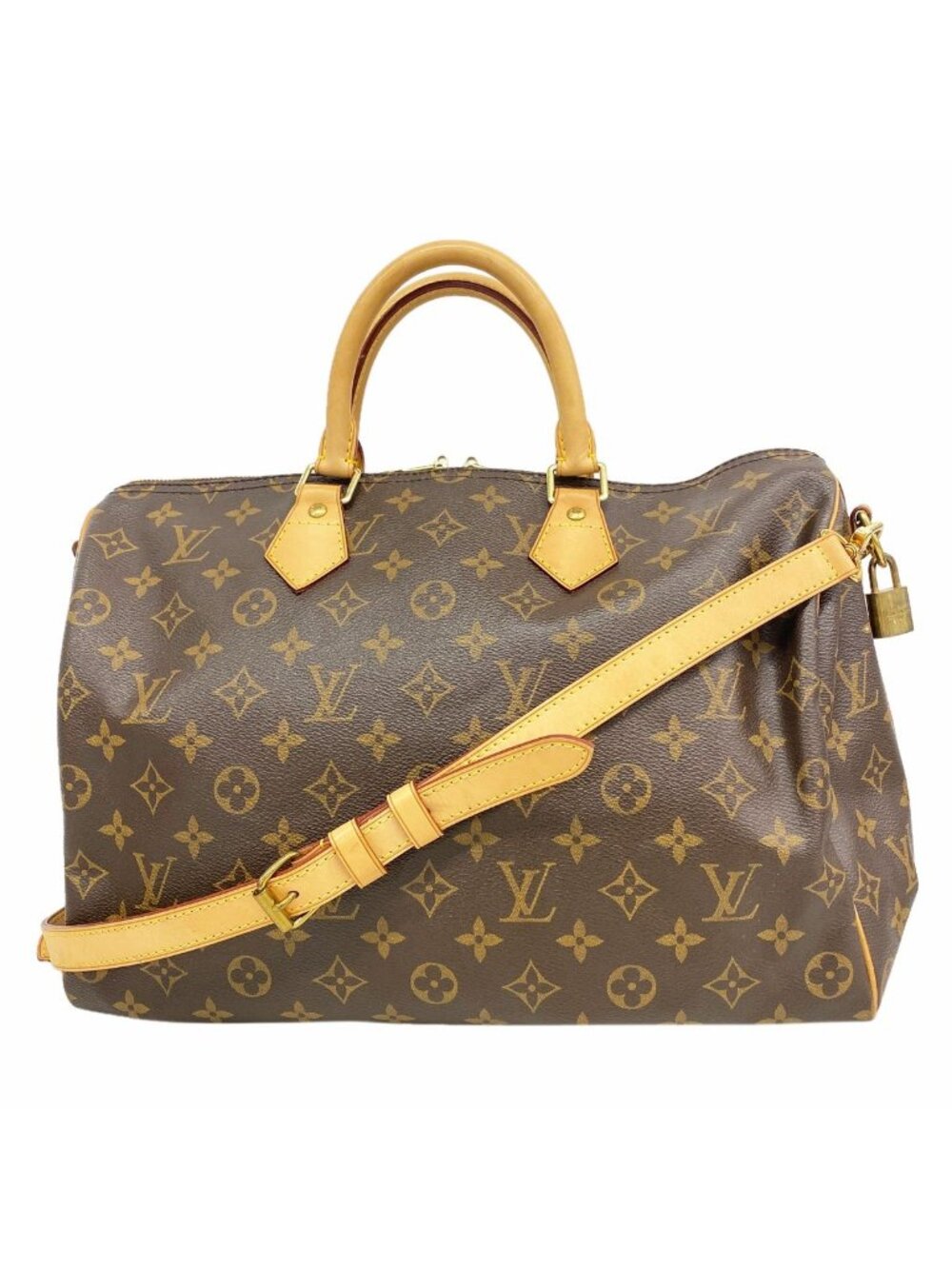Louis Vuitton Handbag Monogram Speedy Bandouliere 35 Brown 2-Way Bag